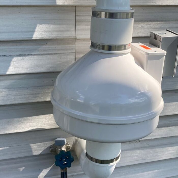 radon fan housing