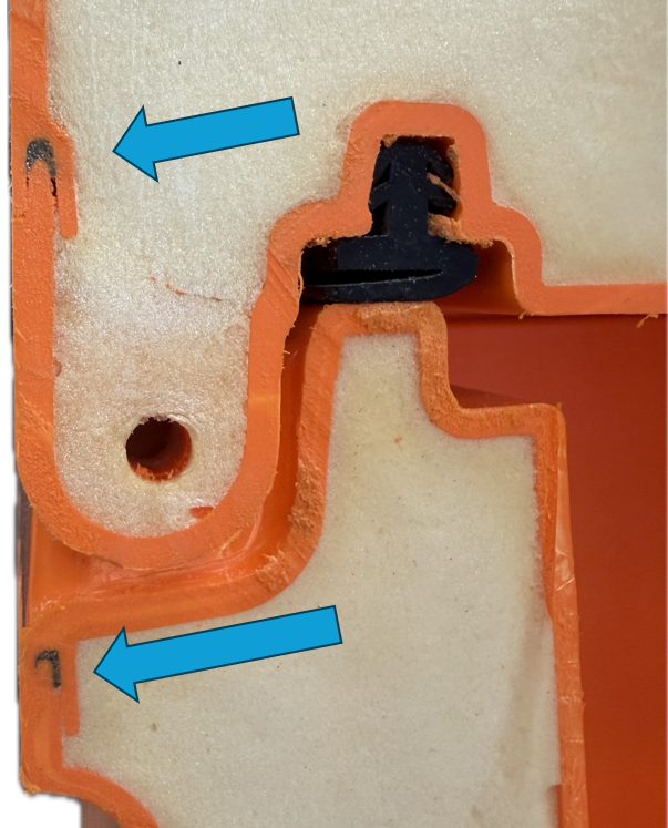 yeti cross section arrows